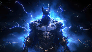 Batman Thunder, batman, superheroes, artwork, artist, art, ai, digital-art, deviantart HD wallpaper