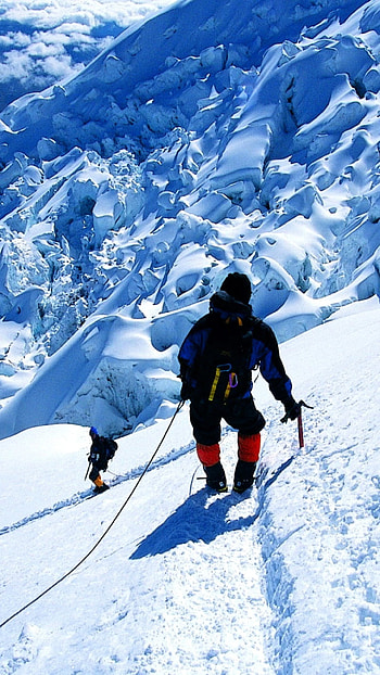 Climbers in Nepal, , Adventurous spirit, Stunning visuals HD phone wallpaper