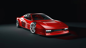 Ferrari Testarossa 1984 , ferrari-testarossa, ferrari, cars, artstation HD wallpaper