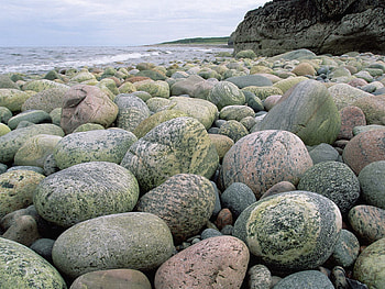 Nature, Stones, Beach, Grey, Round HD wallpaper