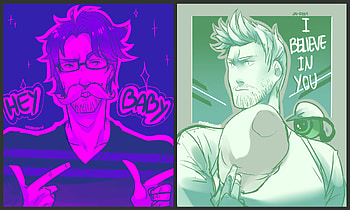 Markiplier , Christopher Cunningham post, Stylish design, Digital art HD wallpaper