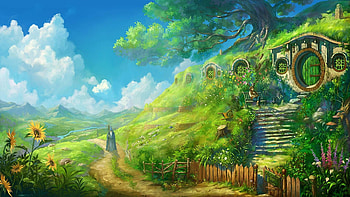 Dual Monitor Ghibli, Studio Ghibli HD wallpaper