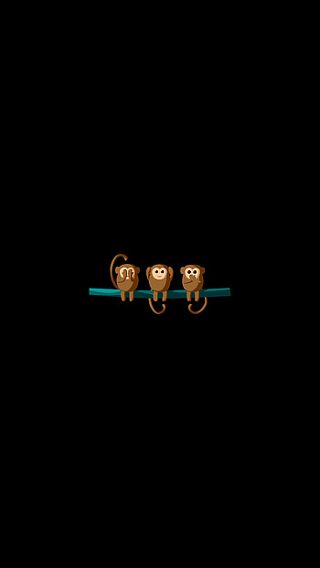 Art, Monkeys, Vector, Branch HD phone wallpaper