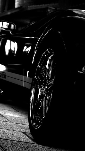 Full Black, Black Car HD phone wallpaper