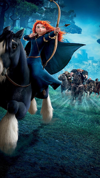 Angus and Merida, Brave HD phone wallpaper