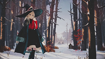 Wandering Witch Elaina — Winter Anime, winter, witch, Wandering Witch: The Journey of Elaina, Elaina (The Journey of Elaina), Anime, winter anime HD wallpaper