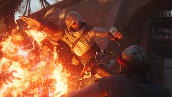 Assassin's Creed Mirage | Intense Action Scene, video game, Assassin's Creed Mirage HD wallpaper