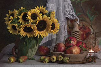 *** Still life ***, bouquet, life, sunflowers, flower, nature, flowers, stil HD wallpaper