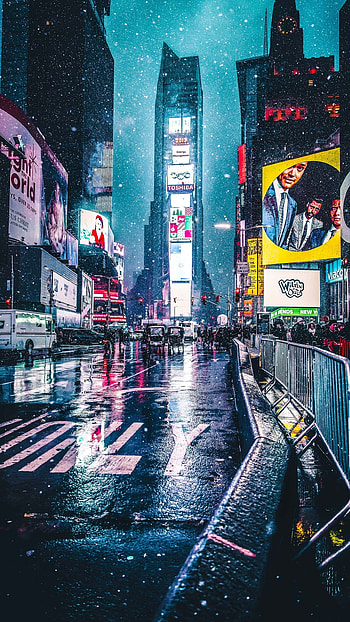 man made, New York HD phone wallpaper