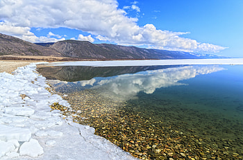 Spring on Lake Baikal, Lake, Baikal, Spring, on HD wallpaper