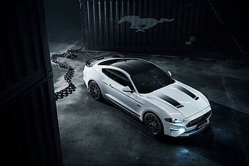 Grey Ford Mustang, ford-mustang, mustang, cars, behance HD wallpaper