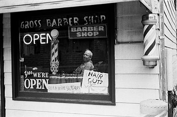 The Barber Shop, building, people, fun, man HD wallpaper
