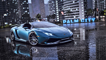 Lamborghini car, Need For Speed Heat, video game, 2019 HD wallpaper