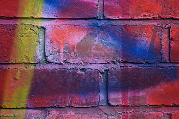 Multicolored, Motley, Texture, Textures, Brick Wall HD wallpaper
