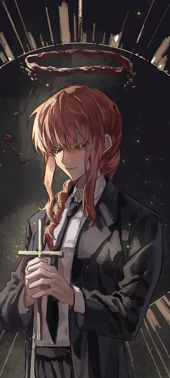 Chainsaw Man: Haloed Elegance — , Anime, Chainsaw Man HD phone wallpaper