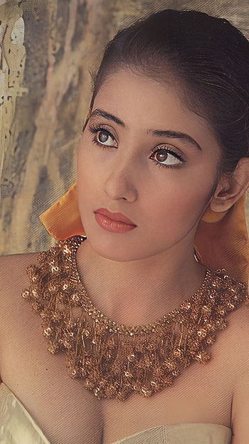 Manisha Koirala, bollywood actress, vintage HD phone wallpaper