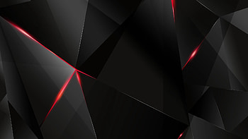 Triangles, Matte Black HD wallpaper