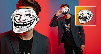 Troll Face – Iconic Meme Expression, troll face, meme, cosplay HD wallpaper