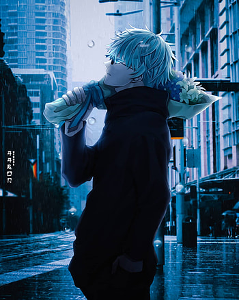 Gojo, sky, standing HD phone wallpaper