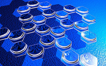 Shine, Bright, 3D, Brilliance, Form, Glass, Hexagons, Hexagonals HD wallpaper