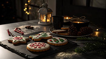 Delicious Holiday Cookies - Ultra, holiday cookies, holiday baking, festive decorations HD wallpaper