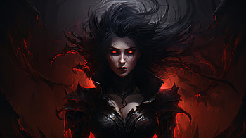 Mystic Vampire Queen, dark, vampire HD wallpaper