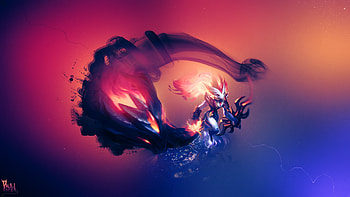 Shadowfire Kindred by Paulikaiser Fan Art Artwork League of Legends lol HD wallpaper