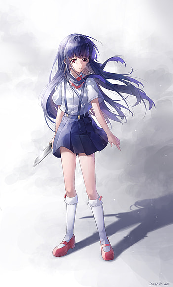 Furude Rika, Anime, Higurashi When They Cry HD phone wallpaper