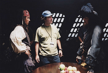 Gore Verbinski, Candid director, Filming Pirates 2, Filming Pirates 3 HD wallpaper