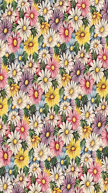 Colorful Daisies, colorful, colors, daisy, artistic, flower HD phone wallpaper
