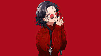 Anime Girl Red Glasses , anime-girl, anime, artist, artwork, digital-art HD wallpaper