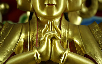 Gold, Miscellanea, Miscellaneous, Sculpture, China HD wallpaper