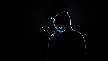 Neon mask, Glow in the Dark HD wallpaper