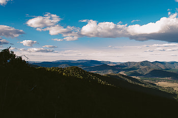 Nature, Mountains, Clouds, Shadow, Valley HD wallpaper