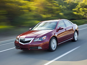 Auto, Nature, Acura, Cars, Movement, Traffic, Asphalt, Front View, Speed, Style, Akura, Sedan, Rl HD wallpaper
