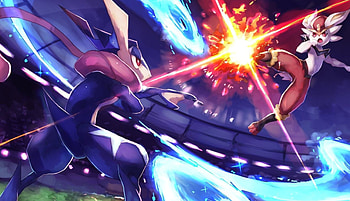 Greninja Cinderace , Striking combination HD wallpaper