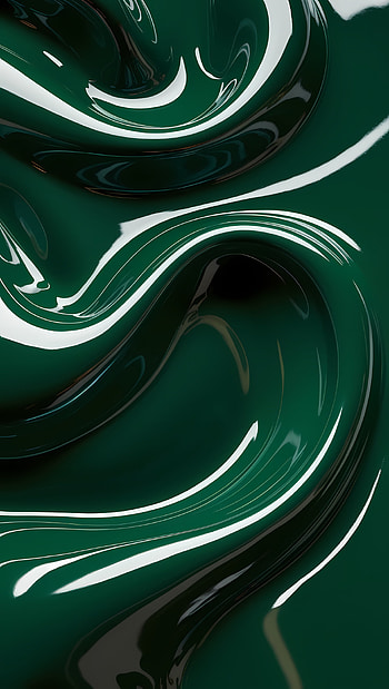 Green curve fluid, Fluid HD phone wallpaper