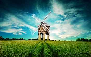 Whisper Of Wind, wind, field, green, clouds, whisper, sky HD wallpaper