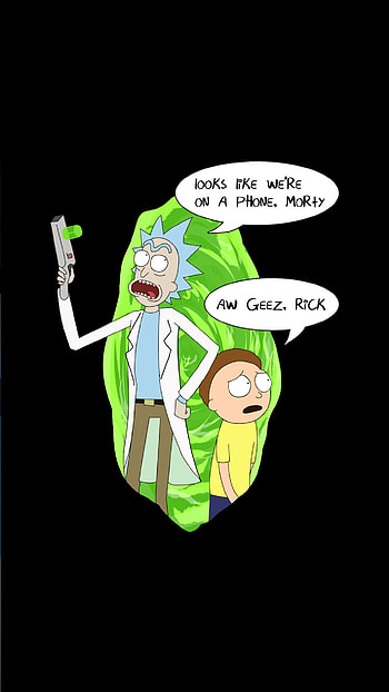 Rick and Morty AMOLED HQ 1440X2560 ... HD phone wallpaper
