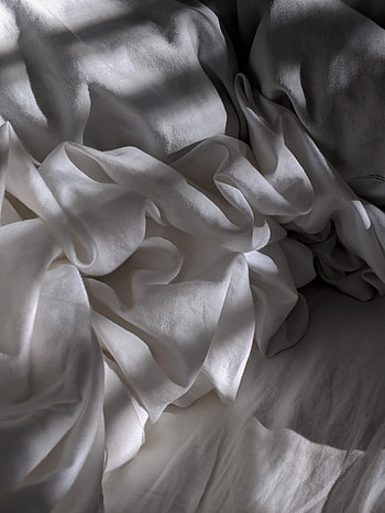 Texture, Textures, Cloth, Pleating, Folds, Bed HD phone wallpaper