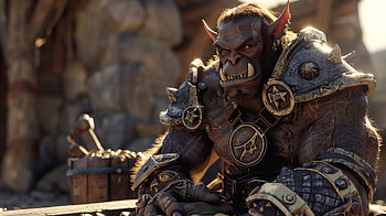 Epic Orc Warrior - World of Warcraft, video game, World of Warcraft, orc HD wallpaper