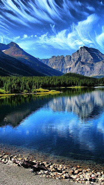 Nature, Blue Nature HD phone wallpaper