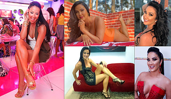 Helen Ganzarolli, heels, models, Model Helen Ganzarolli HD wallpaper