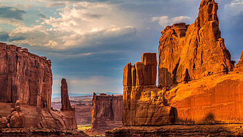Courthouse Towers, United States HD wallpaper