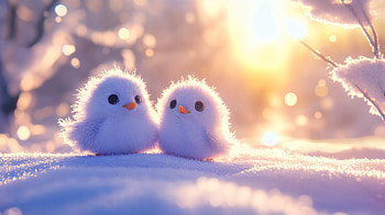 Cute Winter: A Ultra of Adorable Snowy Companions, cute winter, winter, snow, cute HD wallpaper