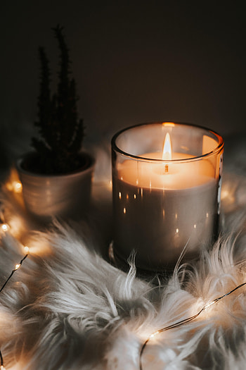 Fire, Flame, Miscellanea, Miscellaneous, Garland, Coziness, Comfort, Candle HD phone wallpaper