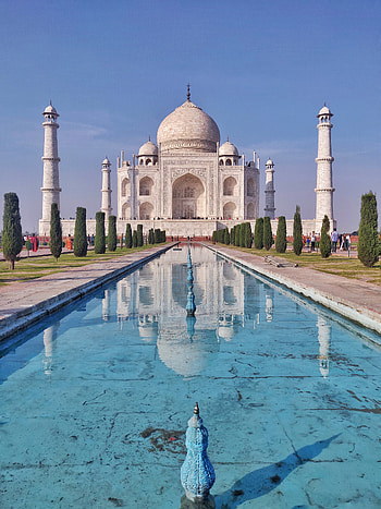Taj Mahal, sky, world, Monuments, India HD phone wallpaper