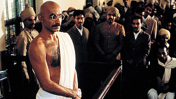Gandhi Rakuten TV, Online streaming, Iconic scenes, Life of a visionary HD wallpaper