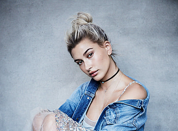 Hailey Baldwin, jeans shirt, supermodel HD wallpaper