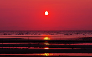 Sunset, other, nature, ocean HD wallpaper